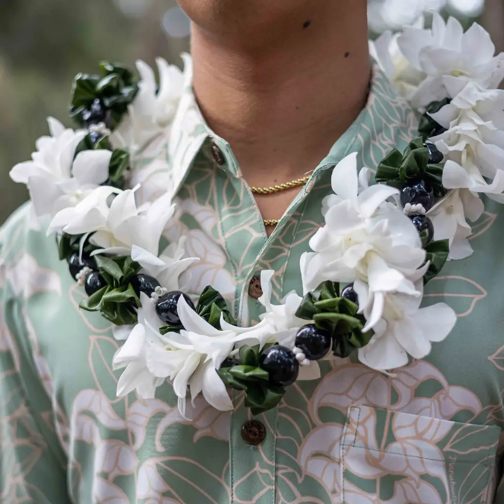 Kukui Ti Leaf & White Orchid Twist