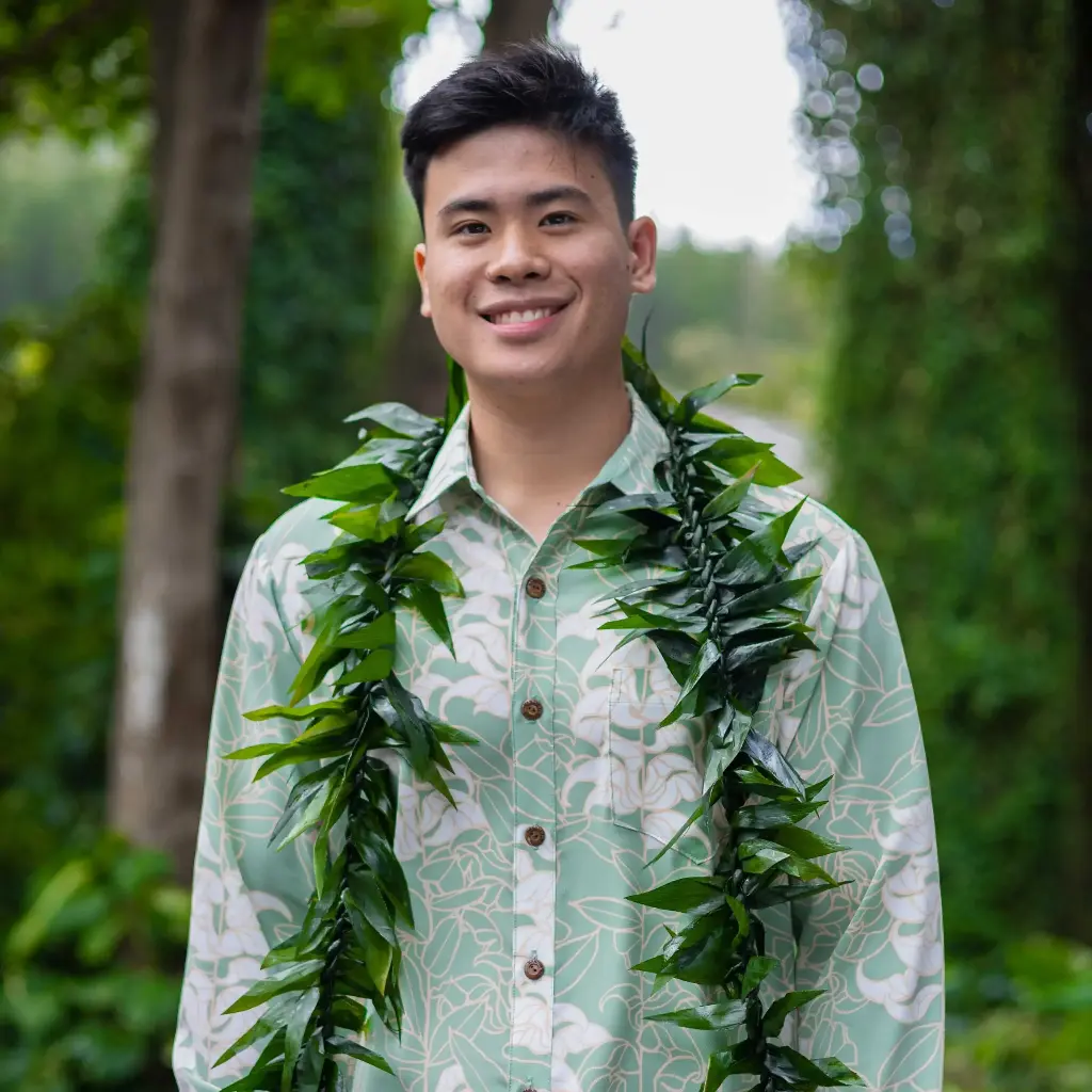 Ti Leaf Maile Style Lei