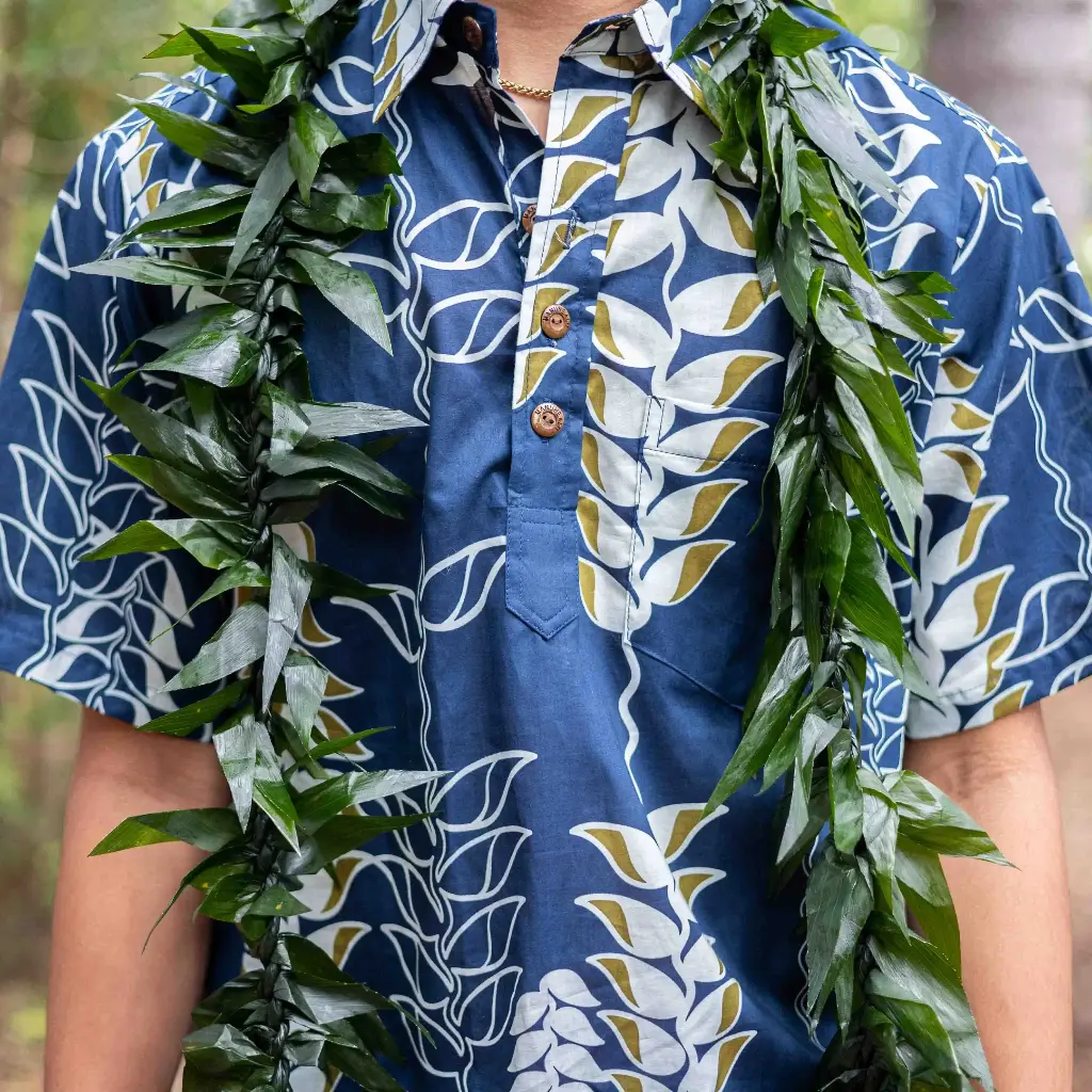 Ti Leaf Maile Style Lei