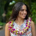 Single Purple & Green Orchid Mix Lei
