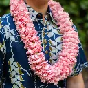 Double Pink Carnation Lei