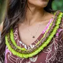 Butterfly Green Lei