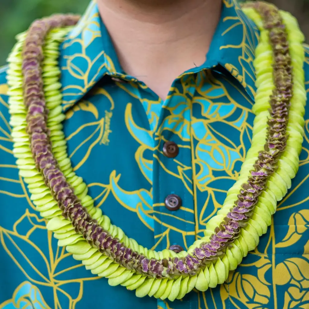 Butterfly Green Lei