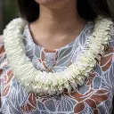 Butterfly White Lei