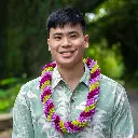 Fancy Robin Lei - Green Lavender Purple