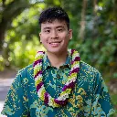 Fancy Robin Lei - Green Purple White