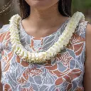 White Pahoehoe Lei