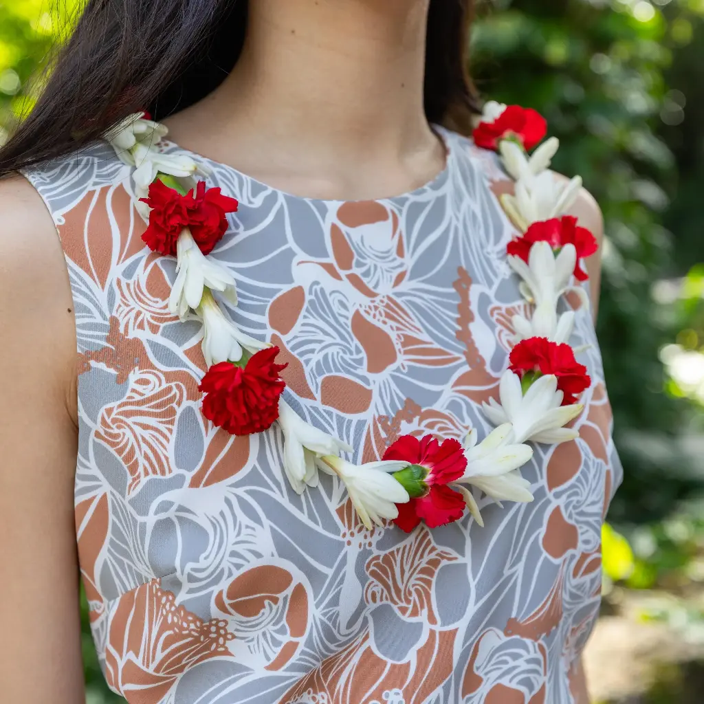 Single Tuberose & Carnation Lei