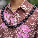 Everlasting Kukui Lei (Black)