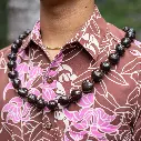 Everlasting Kukui Lei (Brown)