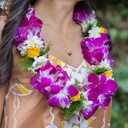[FRAGERANT] Double Purple Orchid, Tuberose & Rose Lei