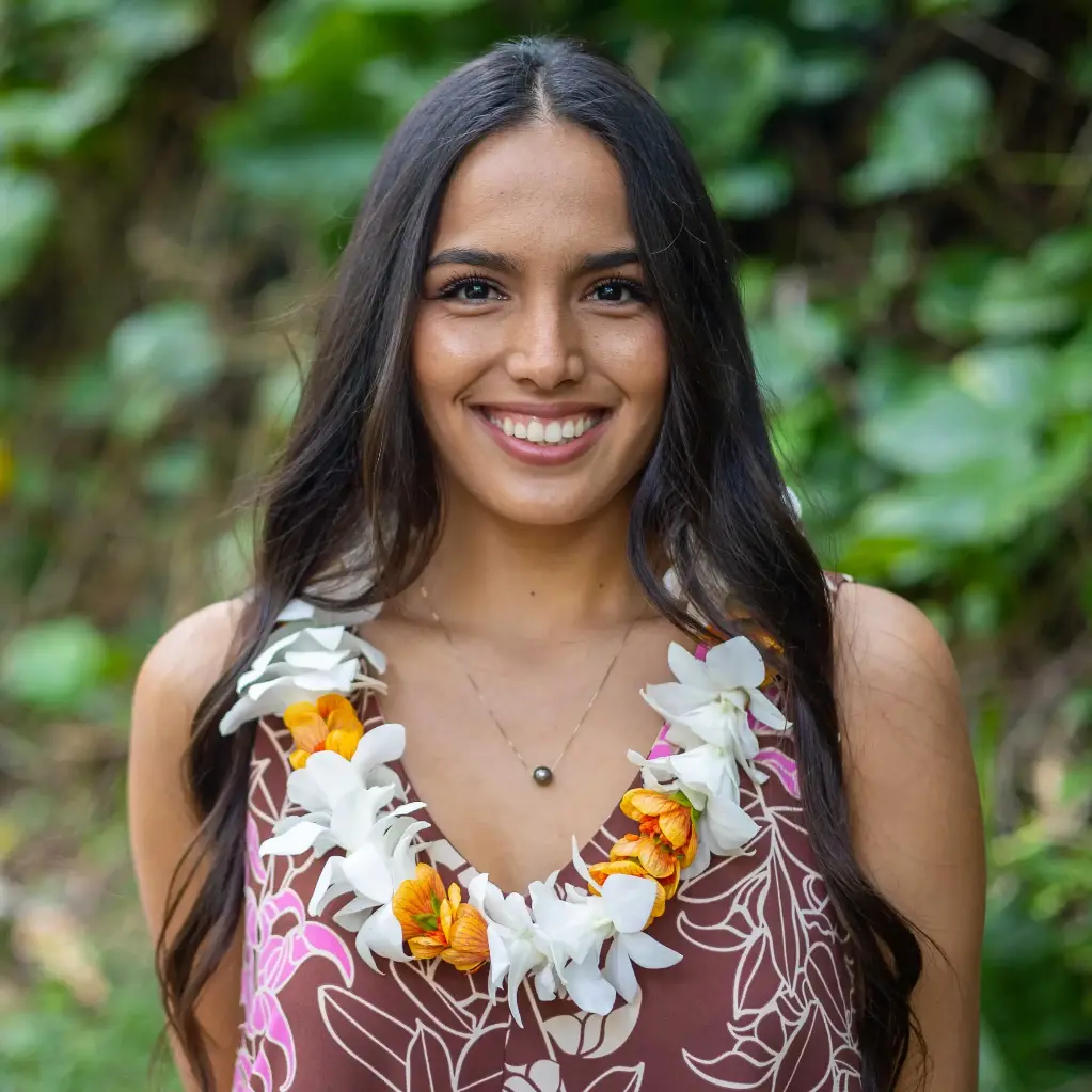 Single White Orchid & Lantern Ilima Mix Lei