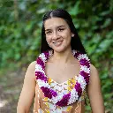 Fancy Robin Lei - Purple White