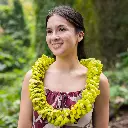 Double Green Orchid Lei