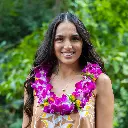 Double Purple Orchid & Rose Lei
