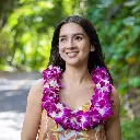 Double Purple Orchid & Tuberose Lei