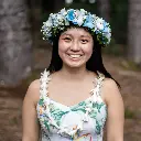 Blue & White Orchid Haku