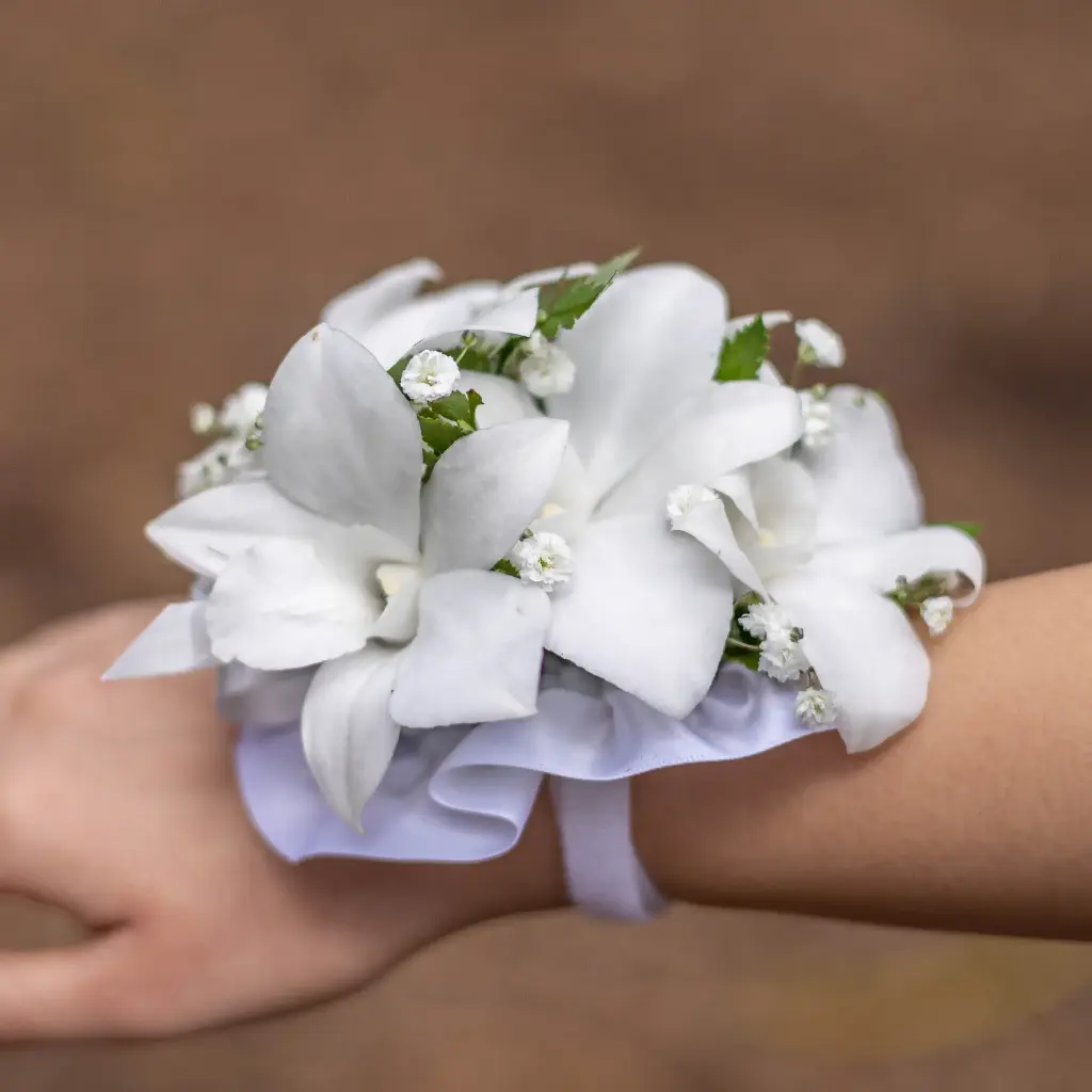 Orchid Wrist Corsages