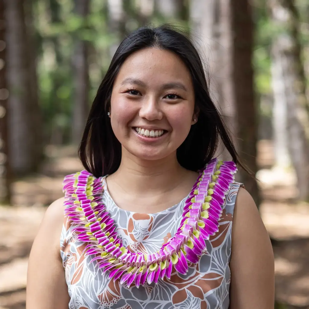 Butterfly Purple Green Lei