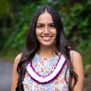 Christina Purple & White Lei