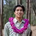 Double Purple Orchid Lei