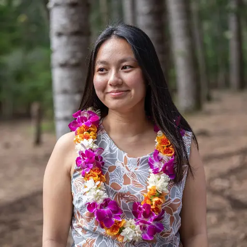 Double Purple Orchid, Tuberose & Lantern Ilima Lei