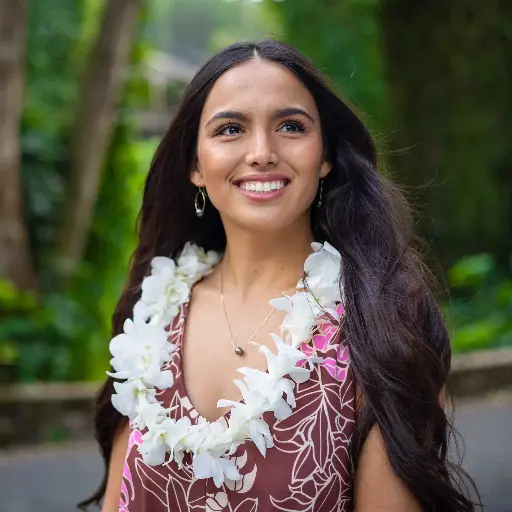 Single White Orchid & Tuberose Lei