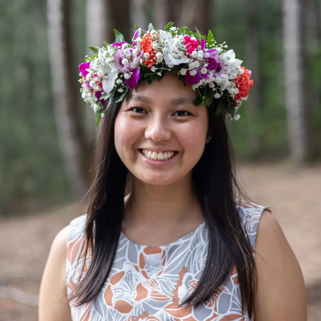 Colorful Flower Haku - Handcrafted Hawaiian Headpiece display picture 1