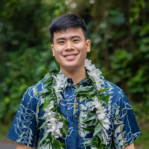 Ti Leaf Maile Style Lei & White Orchid Twist