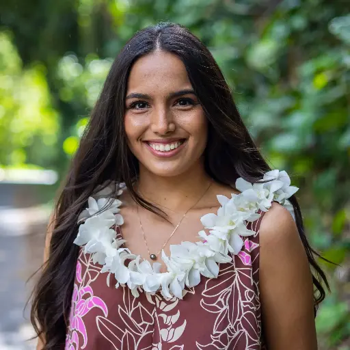 Single White Orchid Lei