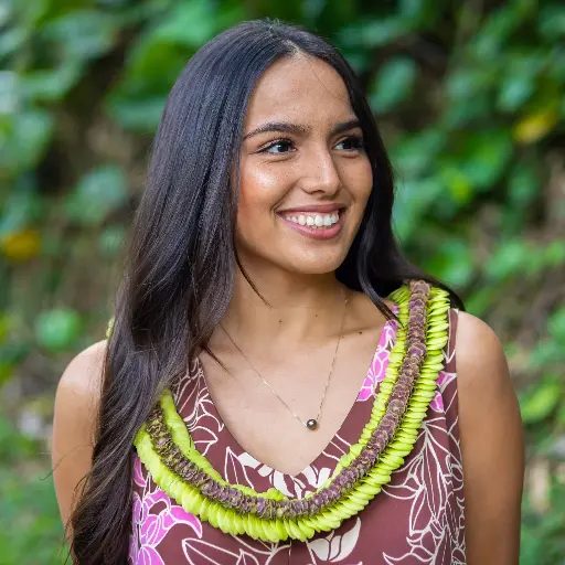 Butterfly Green Lei