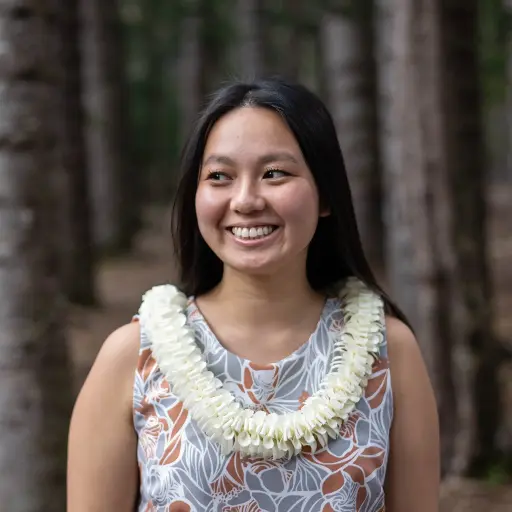 Butterfly White Lei