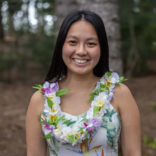 Artificial Double Plumeria Lei