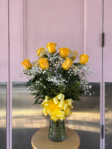 1 Dozen Roses - Yellow